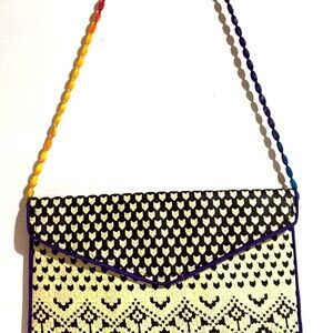 Handmade Ankara African print shoulder/ clutch